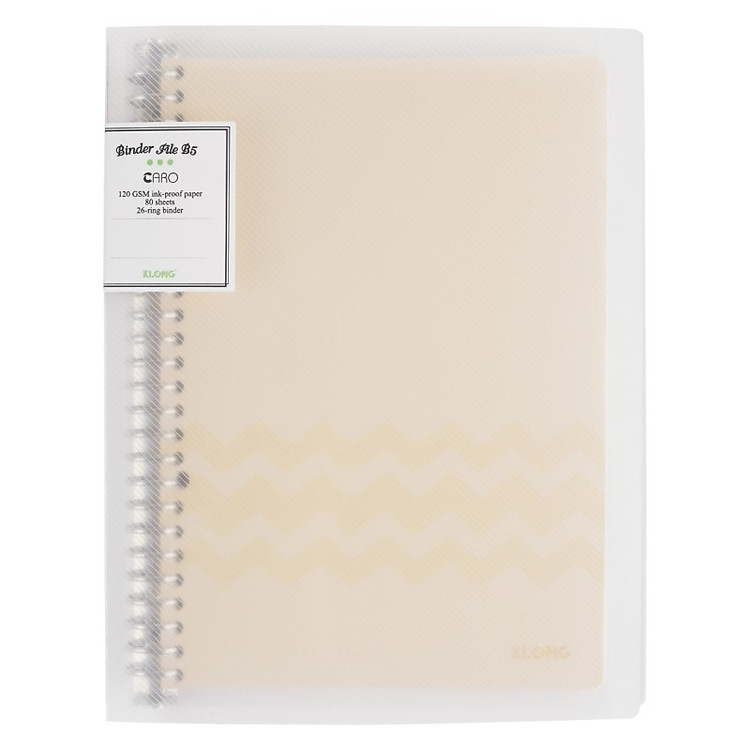 Sổ Binder File Caro sắt 26 chấu B5 (80 tờ) - Ảnh 4