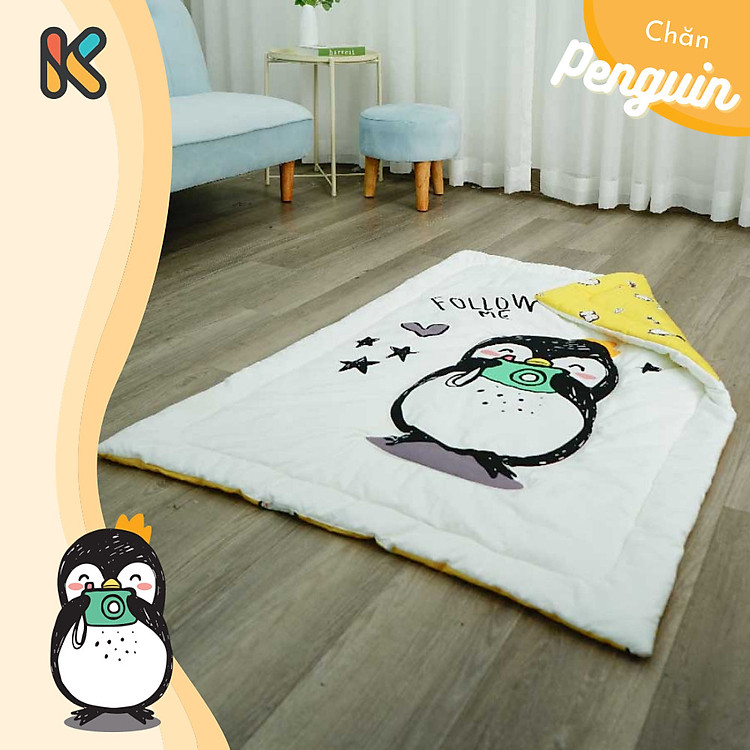 Tham Khảo tại ConCung: Chăn Em Bé Penguin K-Bedding Everon , nhận ngay nhiều Ưu đãi