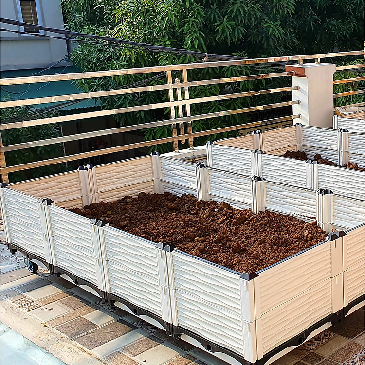 CHẬU GHÉP THÔNG MINH: Giải pháp trồng rau, hoa và cây cảnh đô thị - Phù hợp nhiều diện tích và không gian - Sang trọng - Hiệu quả - Độ bền cao - Nhiều lựa chọn: