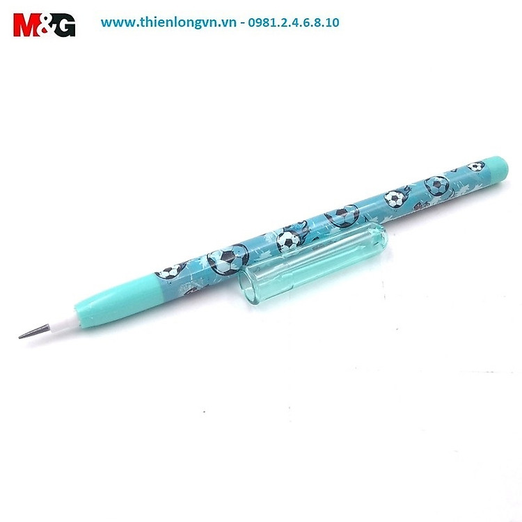 Bút chì khúc HB M&G - AMPQ1674 màu xanh ngọc