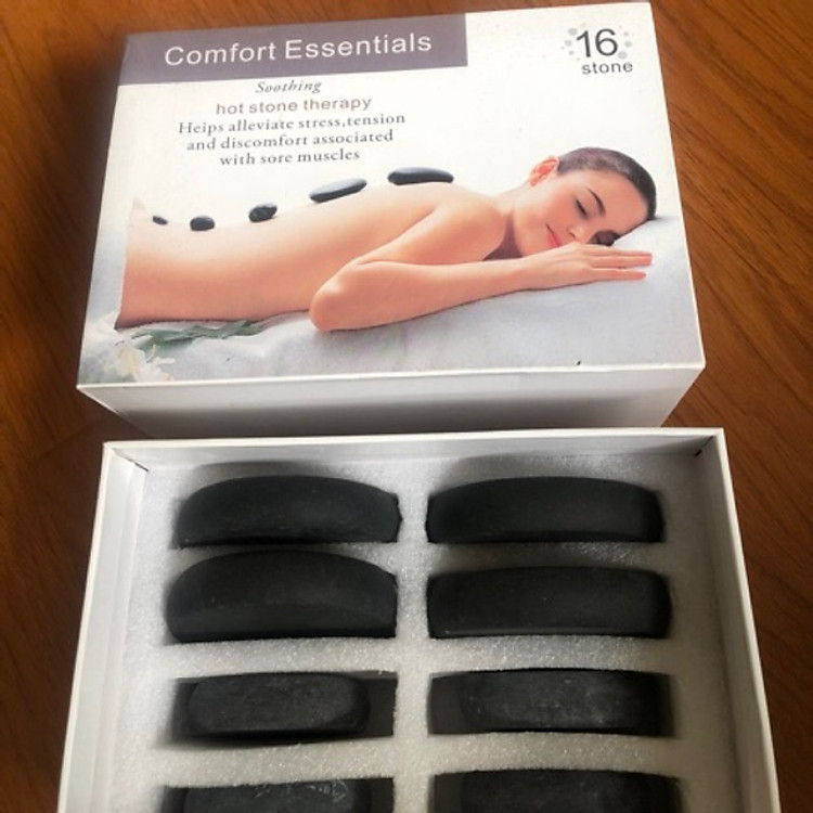 Bộ đá nóng 16 viên massage SPA cao cấp