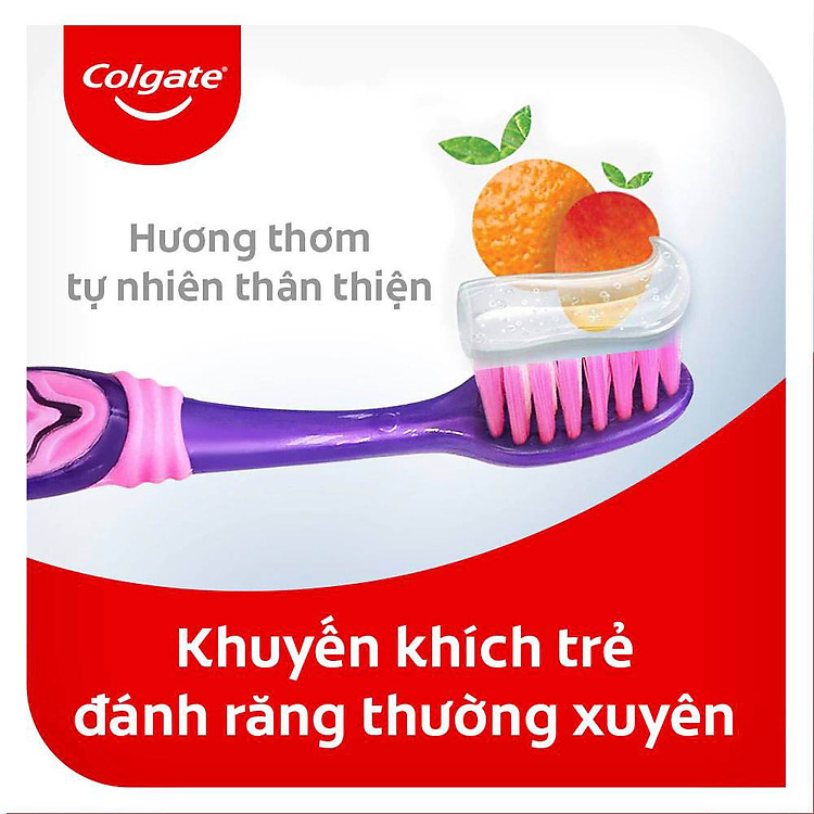 Bộ đôi kem đánh răng Colgate trẻ em Chính hãng Giá rẻ - Hình ảnh 5