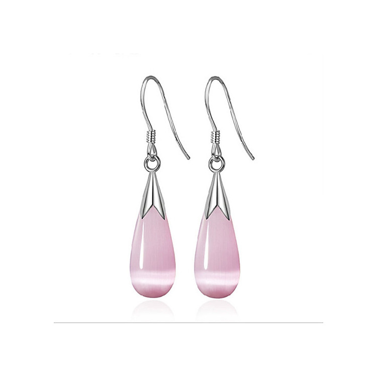 Bông tai giọt nước đá mắt mèo BHBT145