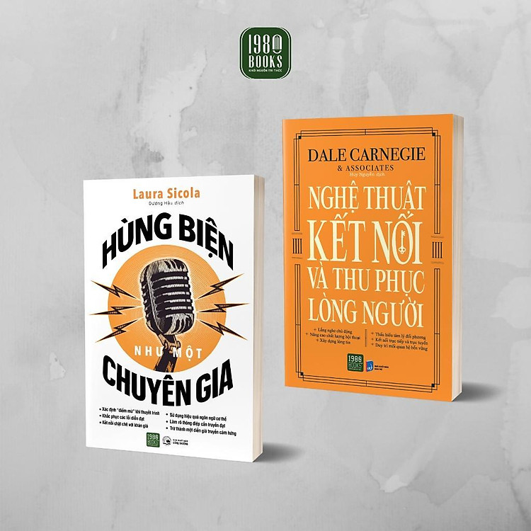 Sách - Combo 2 Cuốn: Hùng Biện Như Một Chuyên Gia + Nghệ Thuật Kết Nối Và Thu Phục Lòng Người - 1980 Books