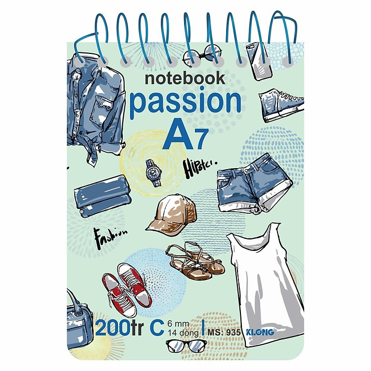 Sổ Kẻ Ngang Lò Xo KLONG A7 (200 trang) - Ảnh 3