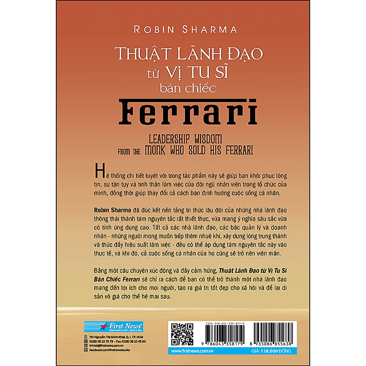 Thuật Lãnh Đạo Từ Vị Tu Sĩ Bán Chiếc Ferrari - Ảnh 3