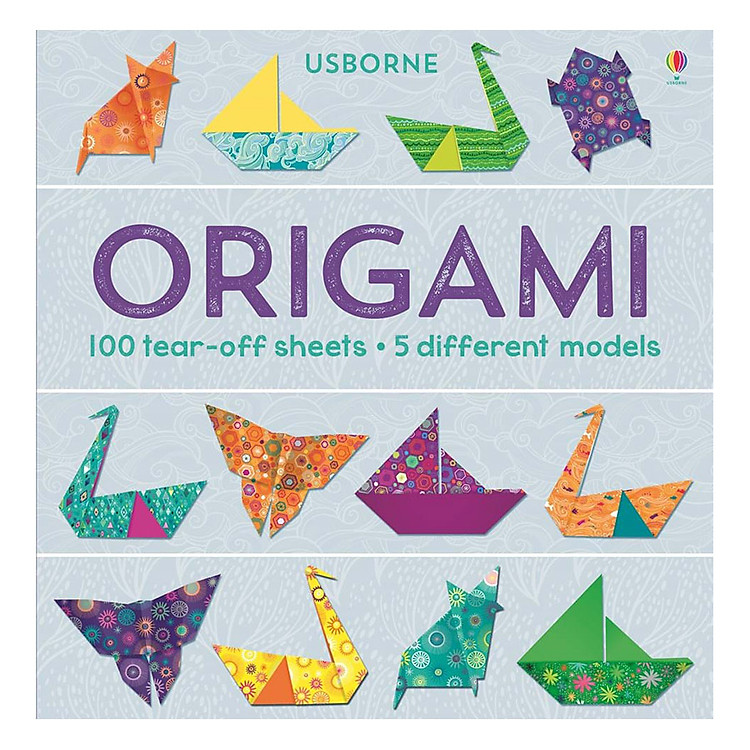 Sách Usborne Origami: 100 tear-off sheets