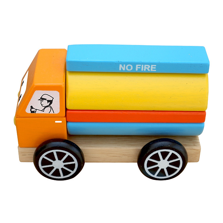 Mô hình xe bồn gỗ Winwintoys Chính hãng Giá tốt - Hình ảnh 3