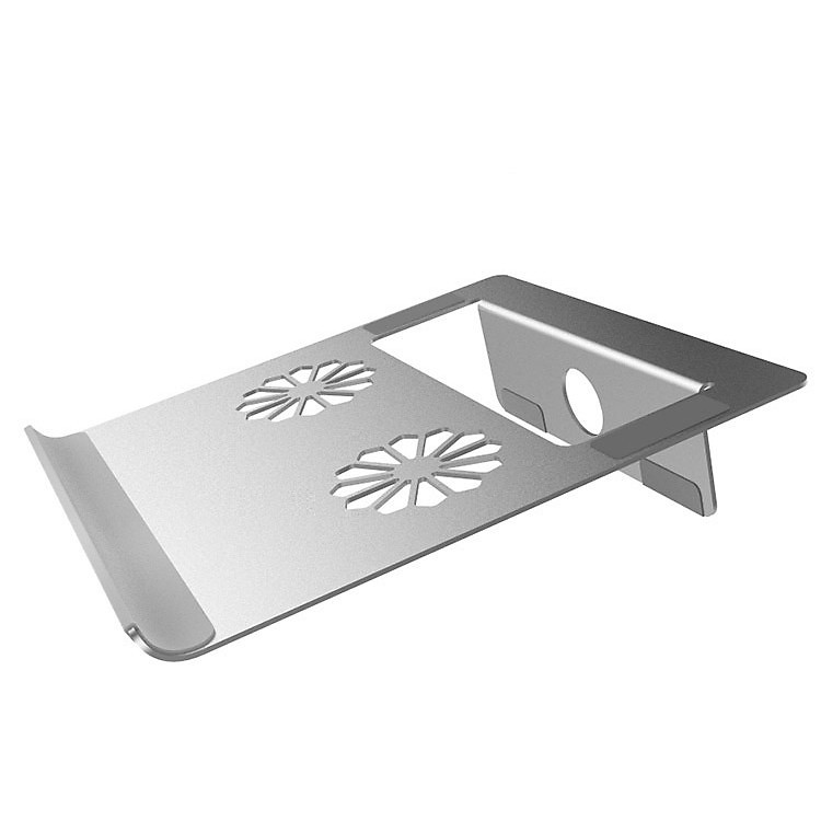 Đế nhôm khắc hình bông hoa cho Macbook, Laptop
