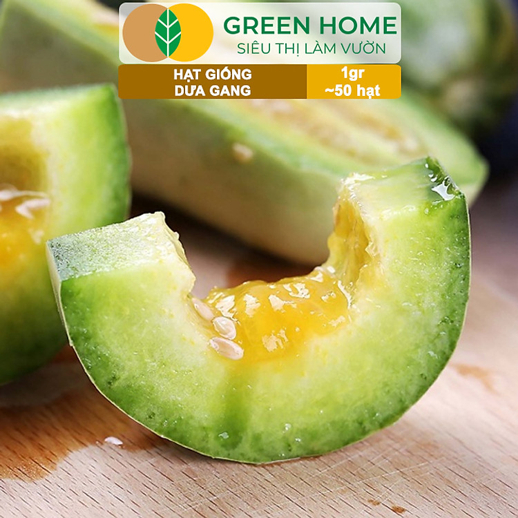 Hạt Giống Dưa Gang GreenHome, Gói 1gr~50 hạt, Dễ Trồng Quanh Năm, Nảy Mầm Cao, Thu Hoạch Nhanh, T04 - Hình ảnh 6