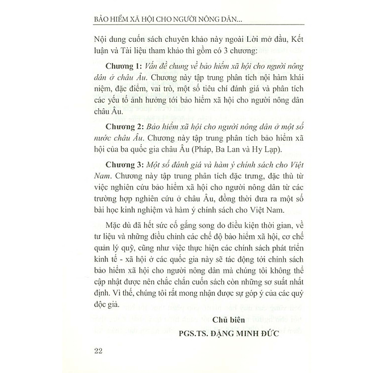 Bảo Hiểm Xã Hội Cho Người Nông Dân Ở Một Số Nước Châu Âu - Lý Luận Và Thực Tiễn - Ảnh 3