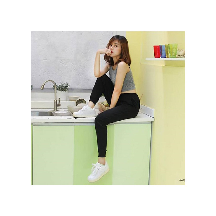 Quần Jogger Nữ Thun Nỉ dày dặn có big size hơn 80kg