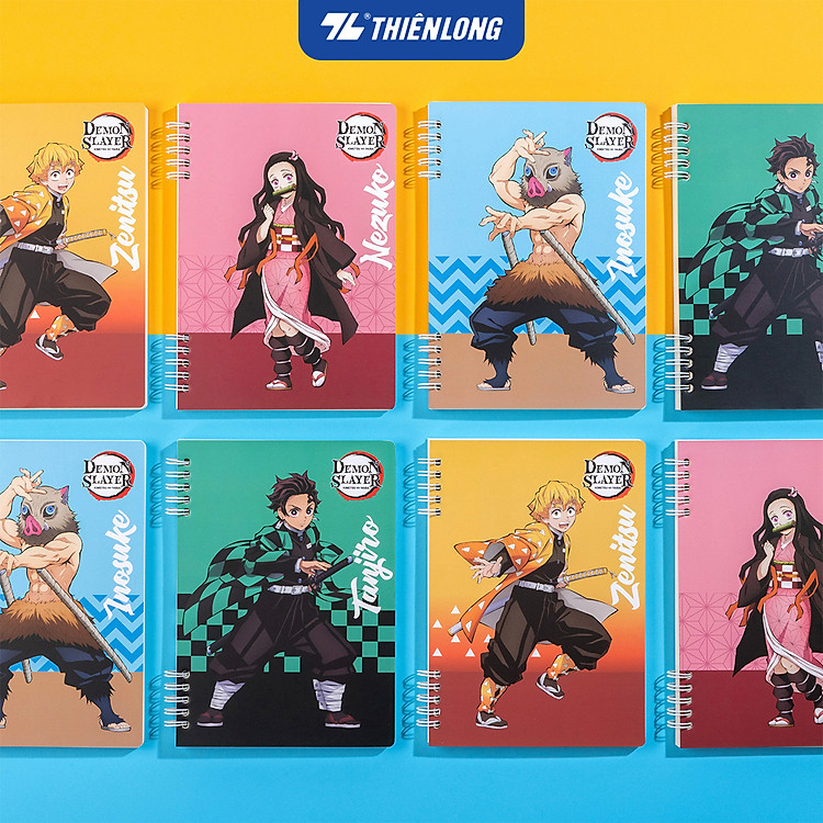 Sổ Lò Xo A5 Demon Slayer (kẻ ngang) - Ảnh 7
