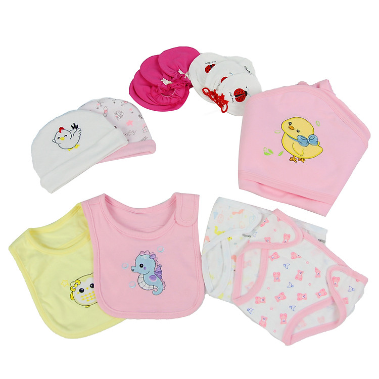 Set 18 Món Đồ Sơ SInh Cao Cấp Cho Bé