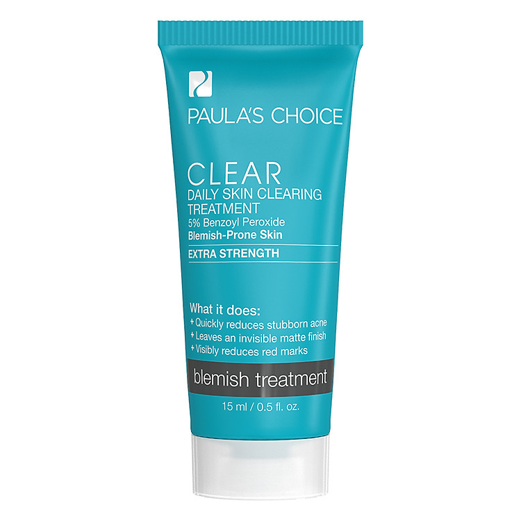 Dung Dịch hỗ trợ điều trị Và Ngăn Ngừa Mụn Chuyên Sâu Paula's Choice Clear Extra Strength Daily Skin Clearing Treatment With 5% Benzoyl Peroxide (15ml)
