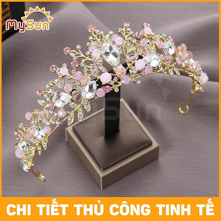 Vương miện công chúa cài tóc trang trí bánh sinh nhật - Ảnh 4