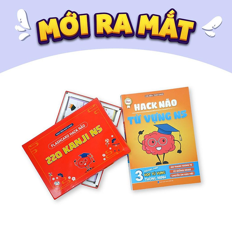 Flashcard Hack Não 220 Kanji N5 + Hack Não Từ Vựng N5