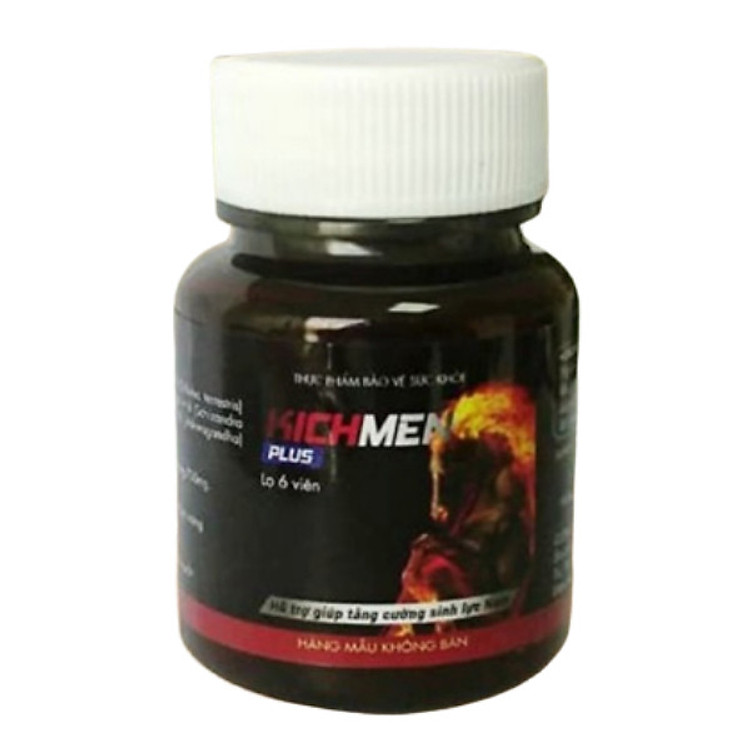 Kichmen Plus - Viên Uống Hỗ Trợ Tăng Cường Sinh Lý Nam(hộp dùng thử 6v) mẫu mới