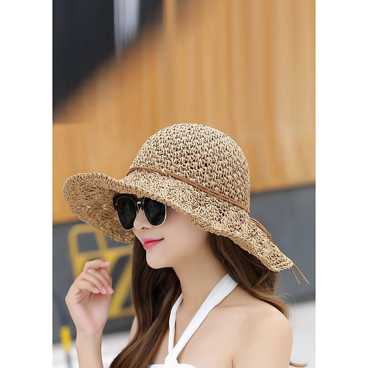 Nón cói mềm vành uốn lượn - HH1074