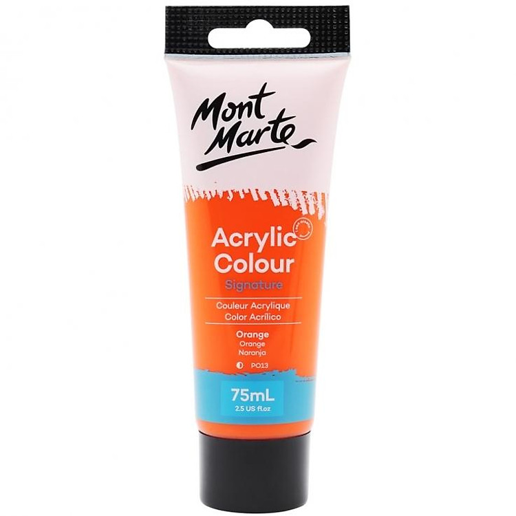 Màu Acrylic Mont Marte 75 ML (Cam) - Ảnh 3