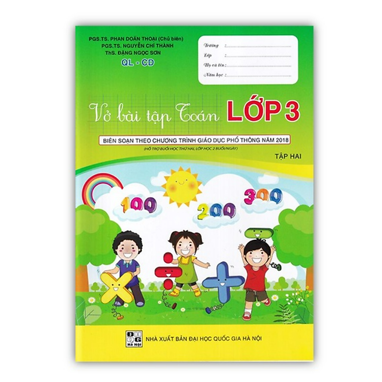 Vở Bài Tập Toán Lớp 3 - Tập 2 (Cánh Diều)