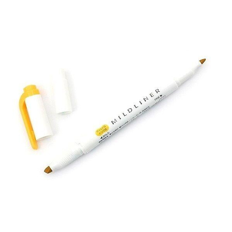 Viết Lông Dầu Dạ Quang Zebra Mildliner-MGO (Mild Gold) - Ảnh 3