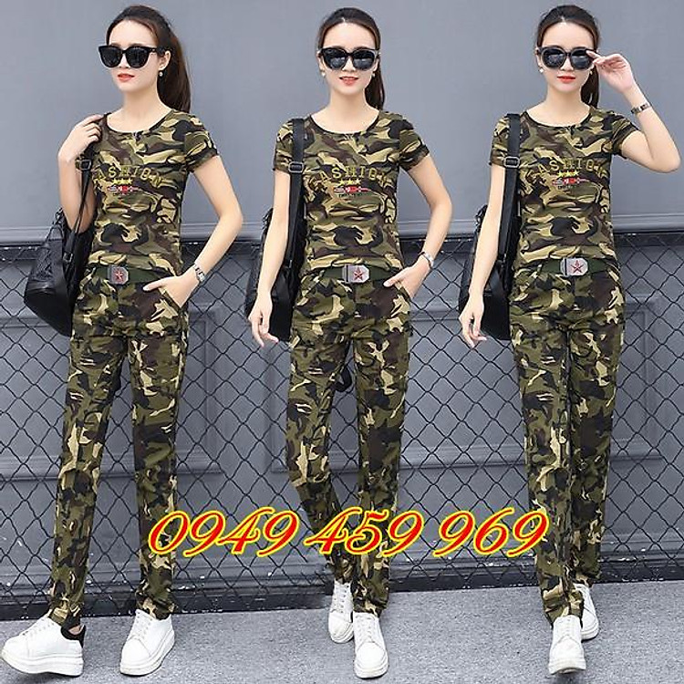 Quần Áo Lính Nữ - Bộ Quần Áo Lính Nữ