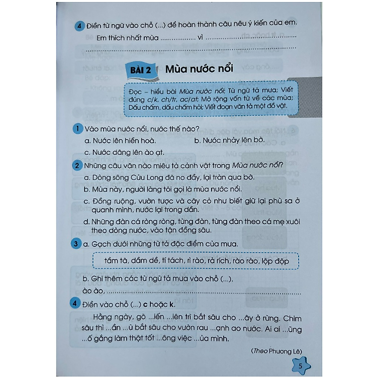 Vở bài tập - Thực hành Tiếng Việt lớp 2 tập 1 (Kết nối tri thức với cuộc sống) - Ảnh 2