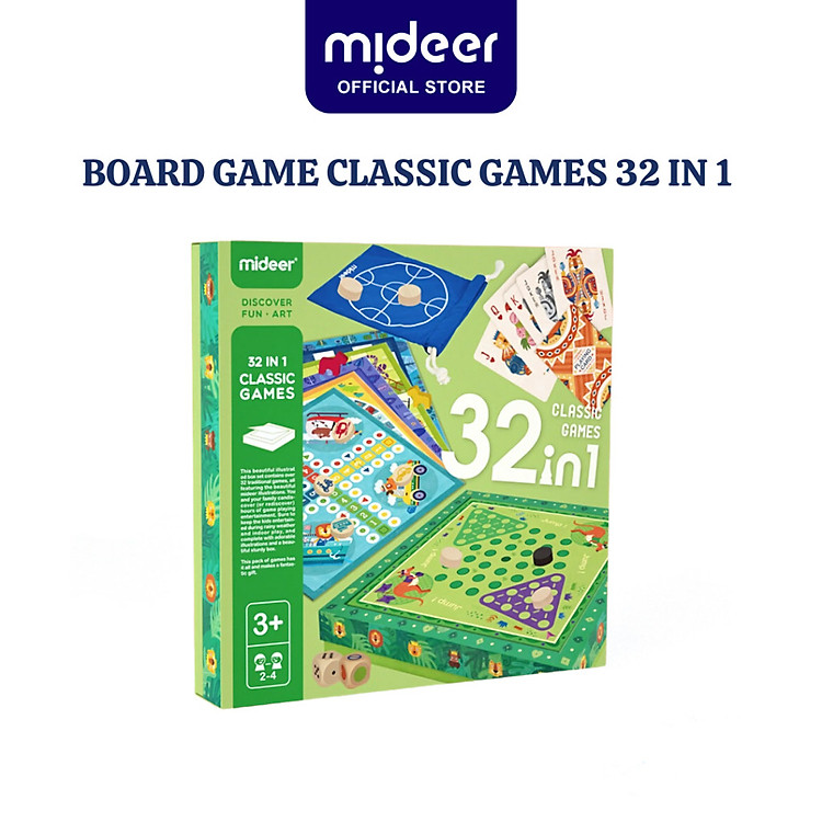 Bộ Board Game 32 In 1 Mideer Chính hãng Giá tốt