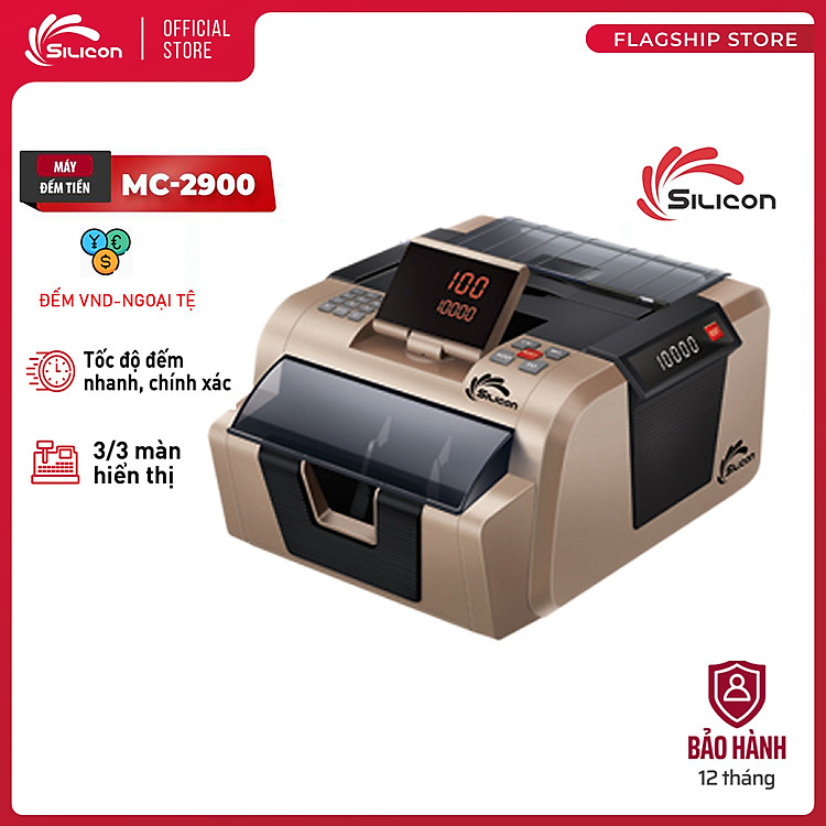 Máy Đếm Tiền Silicon MC-2900