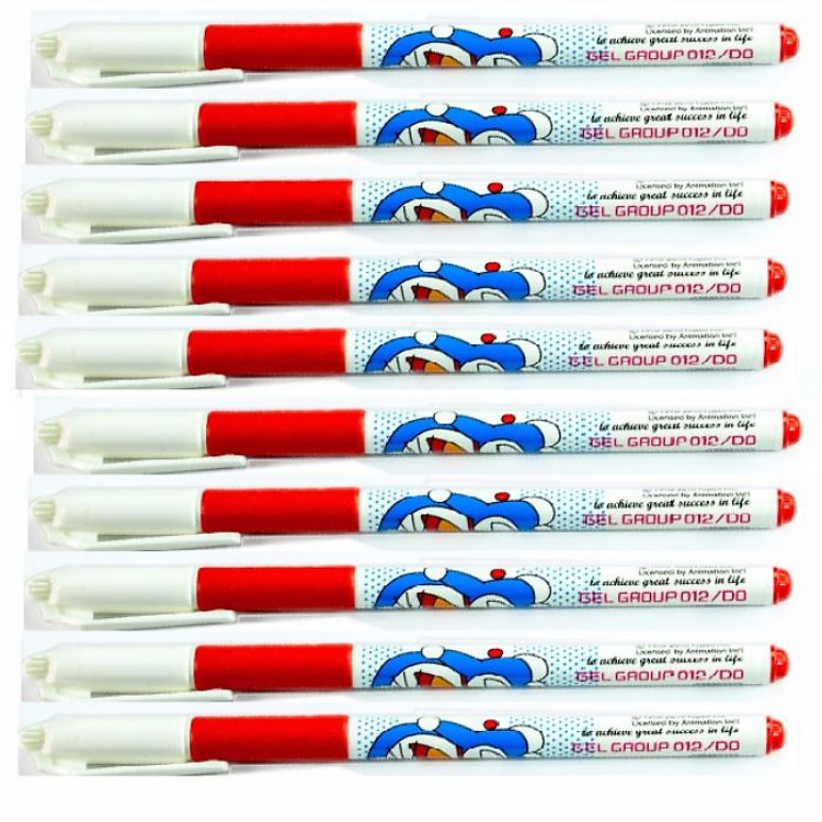 Bộ 10 Bút Gel Thiên Long Doraemon GEL-012/DO