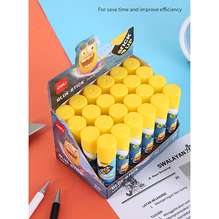 Hồ Khô Kết Dính Mạnh Deli 8G (24 lọ/hộp) - Ảnh 5