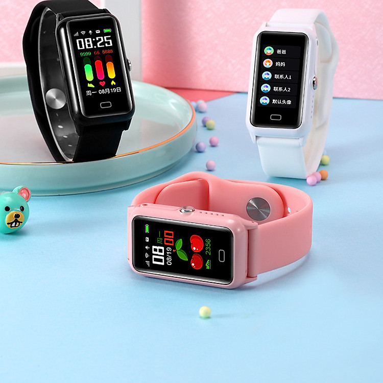 Đồng hồ Thông minh Lắp sim Gọi điện thoại, Xem tin nhắn SMS, nhắc nhở Vận động | AMA Watch DS66 Chống nước Dành cho Học sinh THCS, THPT và Người lớn Hàng nhập khẩu