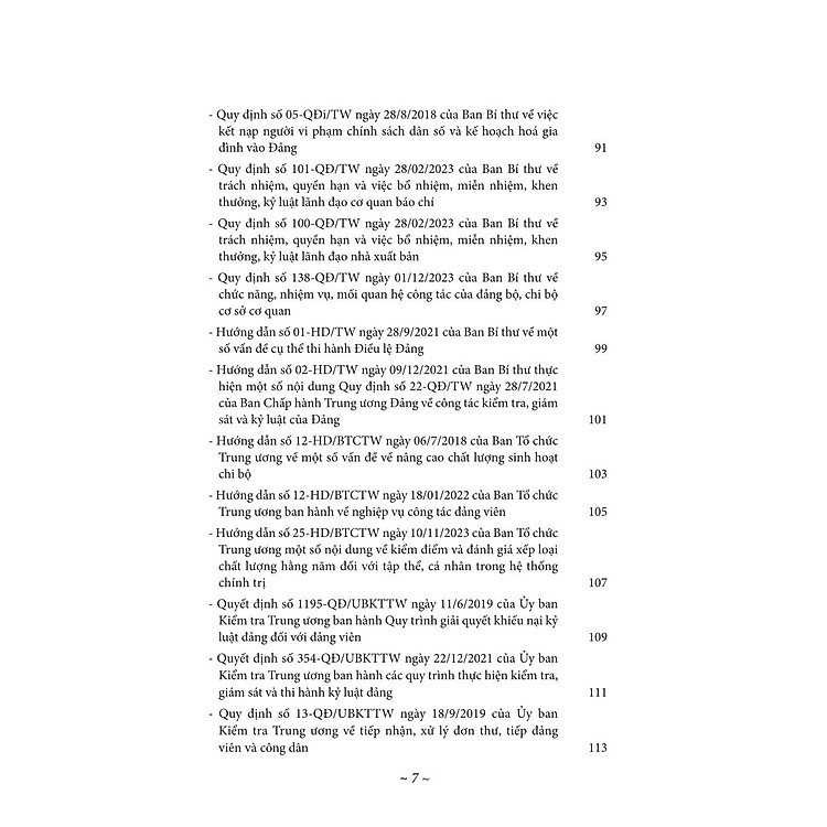 Sổ tay Đảng viên - bản in 2024 - Ảnh 7