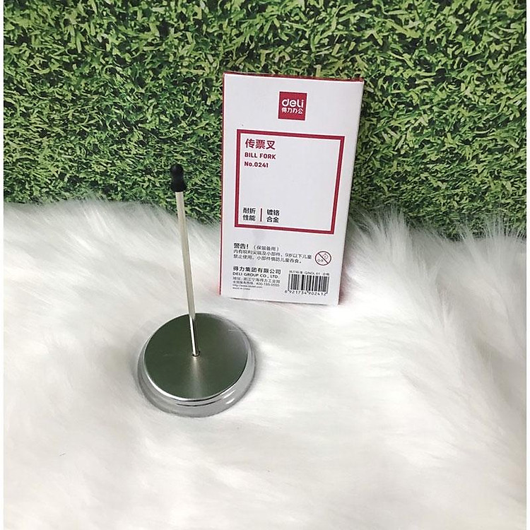 Cắm Bill Inox Deli 241 - Ảnh 3