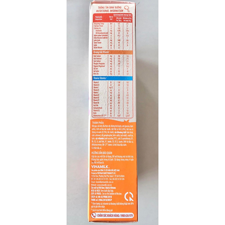 Bột Ăn Dặm Vinamilk Cá Hồi 200g Uy tín Ưu đãi - Hình ảnh 5