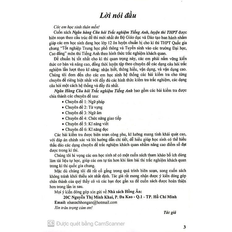 Ngân Hàng Câu Hỏi Trắc Nghiệm Tiếng Anh (HA-mk) - Ảnh 7