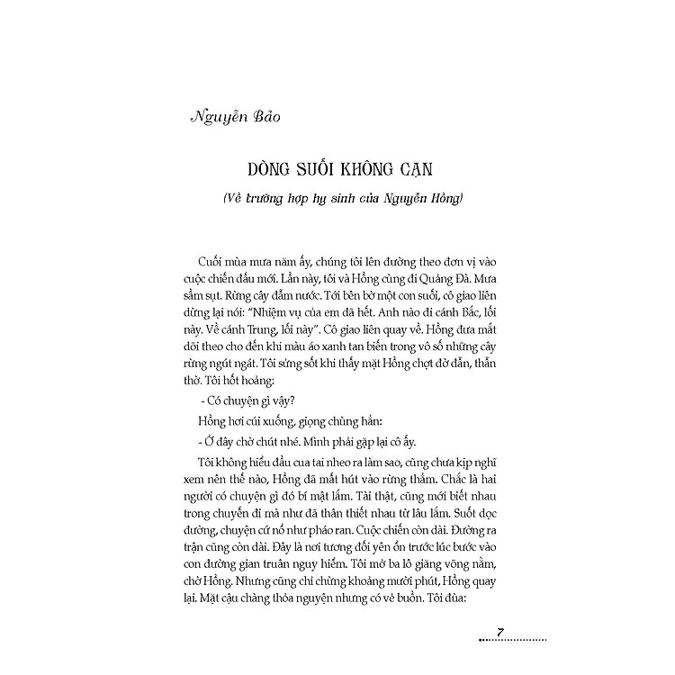 Dòng Suối Không Cạn (Tập truyện ngắn) - Ảnh 6