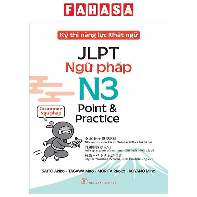 Sách - Kỳ Thi Năng Lực Nhật Ngữ - JLPT N3 Point & Practice - Ngữ Pháp