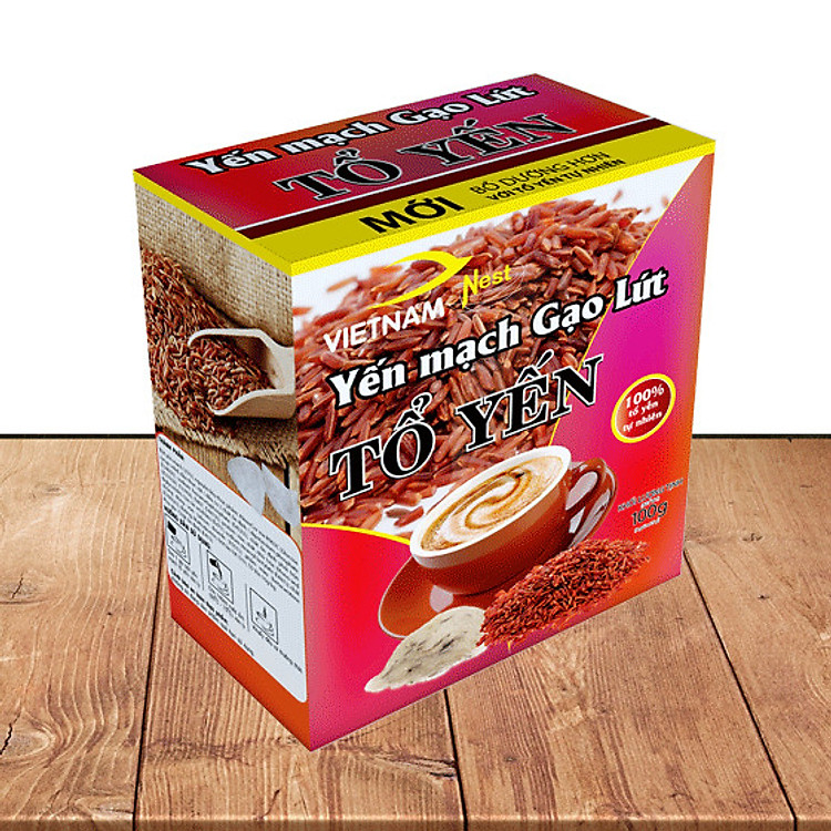 Bột yến mạch gạo lứt tổ yến 25g