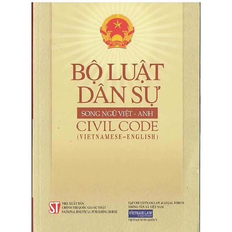 Sách Bộ Luật Dân Sự (Song ngữ Việt - Anh) Civil Code (Vietnamese - English)