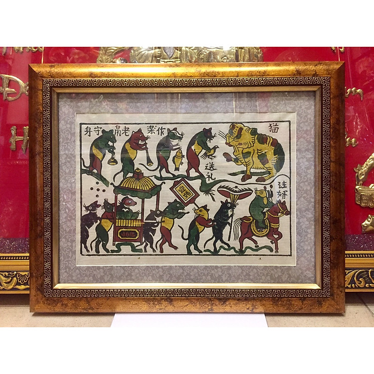 Tranh dân gian Đông Hồ , Đám cưới chuột