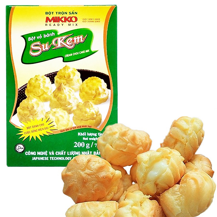 Bột vỏ bánh Su kem Mikko 200g