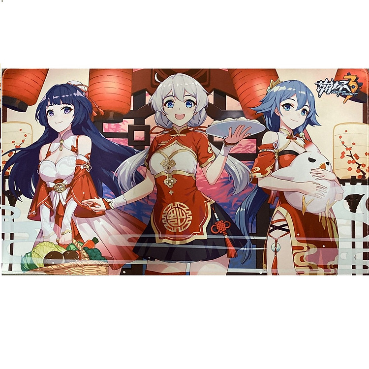 Tấm Lót Chuột Anime Bo Viền Size Lớn 70cm x 40cm x 0,2cm Loại Tốt