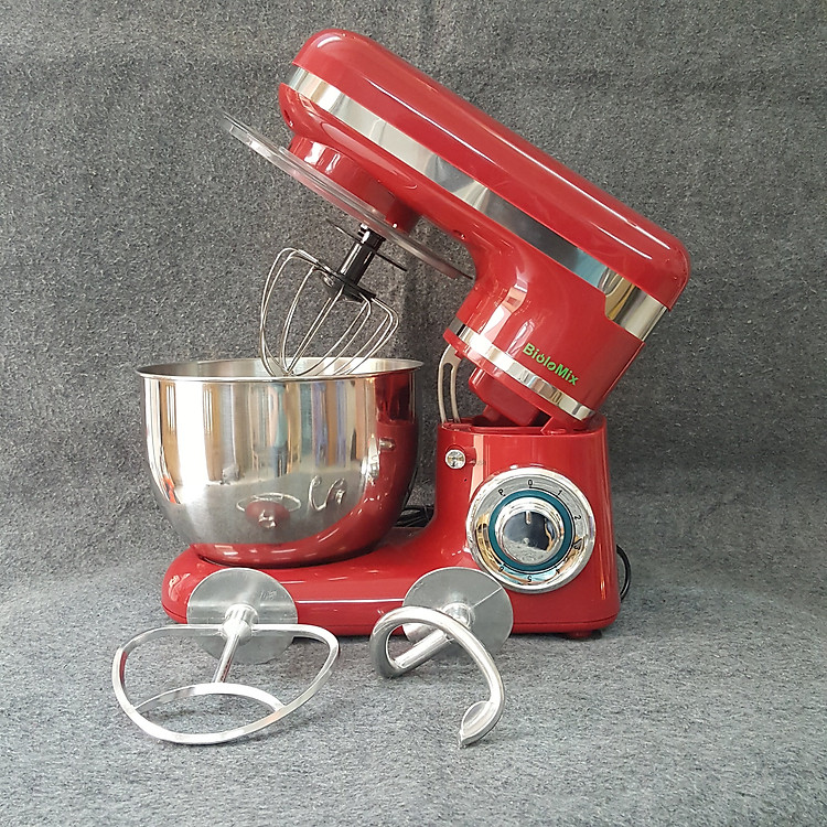 Máy đánh trứng, trộn bột, đánh kem BM6178 1200W, bồn trộn bằng inox 4 lít