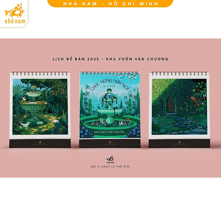 Lịch Nhã Nam 2025 – Khu vườn văn chương