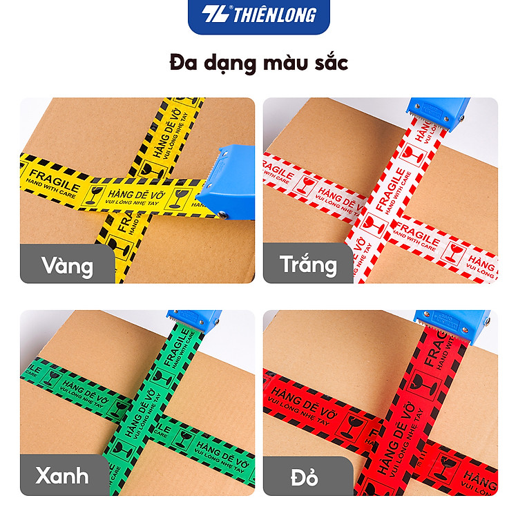 Băng keo Fragile Thiên Long BKD-001 (50m) - Ảnh 6