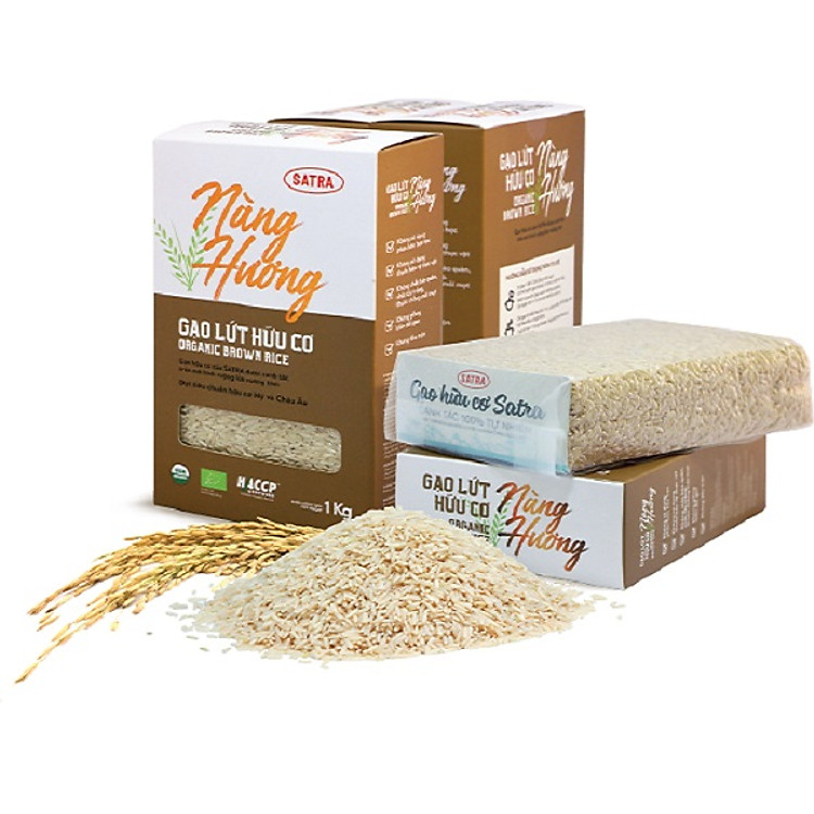 Gạo lứt hữu cơ Nàng Hương