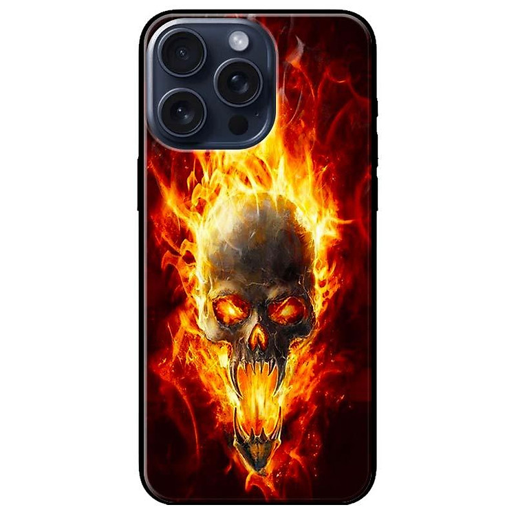 Ốp lưng dành cho Iphone 15 - Iphone 15 Plus - Iphone 15 Pro - Iphone 15 Pro Max - Quỷ Lửa - Hàng Chính Hãng