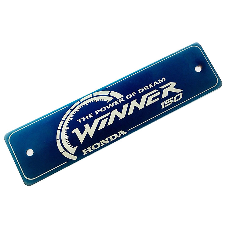 Bảng tên ti tian Xanh dành cho xe Winner